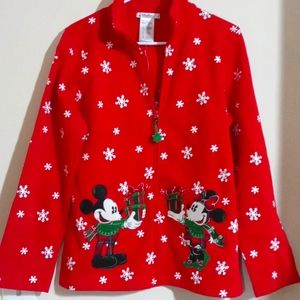 Disney Mickey Mouse Christmas Coat NWT